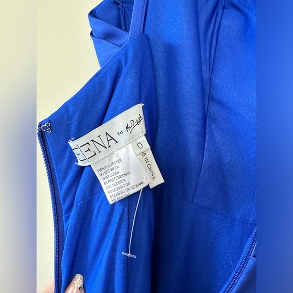 Mac Duggal Size 0 Royal Blue style 26264 formal evening gown dress New - Picture 6 of 9